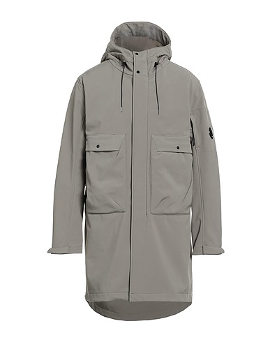 C.P. COMPANY Coat Khaki 94% Polyester, 6% Elastane