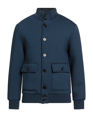 DONDUP Jacket Navy 88% Viscose, 8% Elastane, 4% Polyurethane, Acrylic