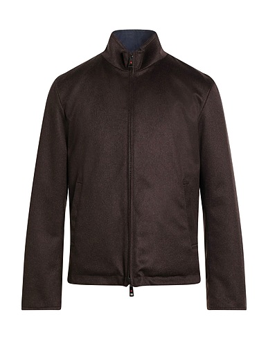 KIRED Jacket Chocolate brown 100% Cashmere, Polyester
