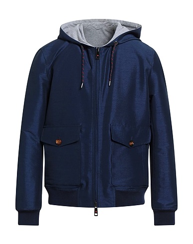 KIRED Jacket Navy blue 100% Cotton
