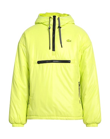 LACOSTE Shell jacket Yellow 100% Polyamide