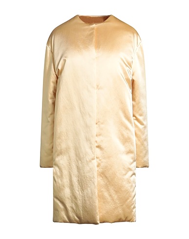 FABIANA FILIPPI Coat Beige 57% Cotton, 43% Acetate