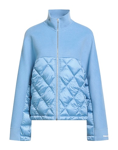 EMME by MARELLA Jacket Light blue 93% Polyester, 4% Viscose, 3% Elastane, Polyamide