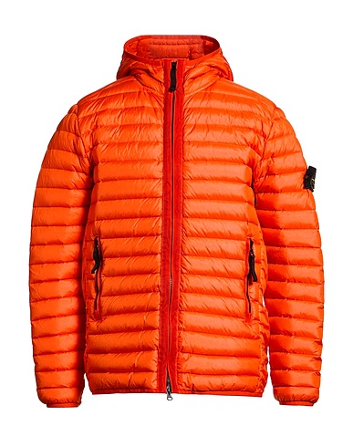 STONE ISLAND Shell jacket Orange 100% Polyamide