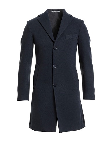 ALVIERO MARTINI 1a CLASSE Coat Midnight blue 92% Polyester, 6% Viscose, 2% Elastane