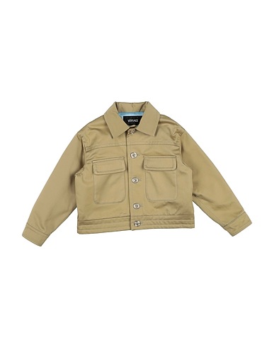 VERSACE YOUNG Jacket Sand 100% Cotton