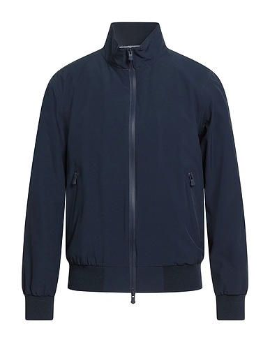 PEOPLE OF SHIBUYA Jacket Midnight blue 89% Polyester, 11% Elastane
