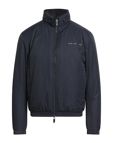 EMPORIO ARMANI Jacket Midnight blue 100% Polyester