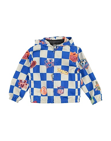 VERSACE YOUNG Jacket Bright blue 100% Polyester
