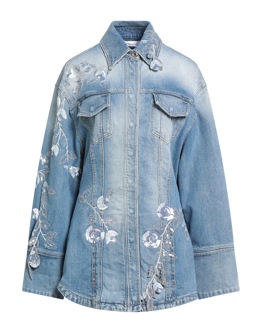 BLUMARINE - Denim outerwear