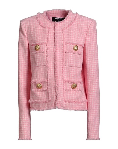 BALMAIN Jacket Pink 86% Cotton, 14% Polyamide