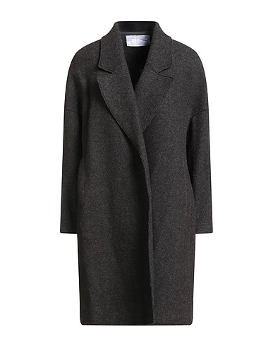 HARRIS WHARF LONDON Coat Charcoal 34% Yak wool, 33% Virgin Wool, 33% Alpaca wool