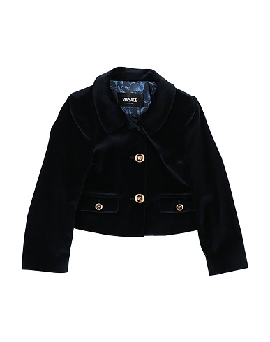 VERSACE YOUNG Jacket BLU NOTTE 98% Cotton, 2% Elastane