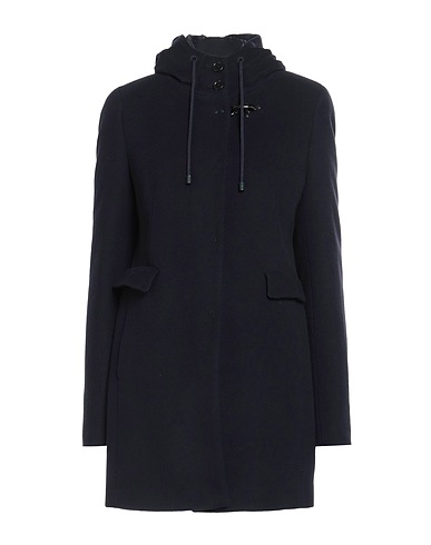 FAY Cappotto Blu navy 75% Lana, 20% Poliammide, 5% Cachemire