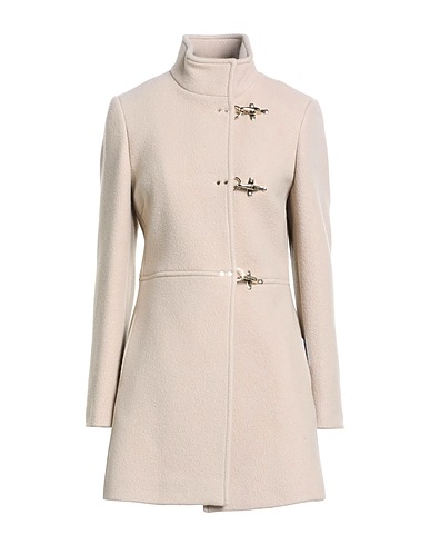 FAY Coat Beige 70% Virgin Wool, 25% Polyamide, 5% Cashmere