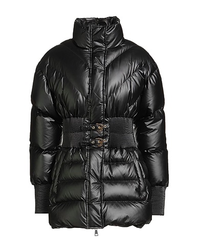 VERSACE JEANS COUTURE Shell jacket Black 100% Polyester, Polyurethane resin