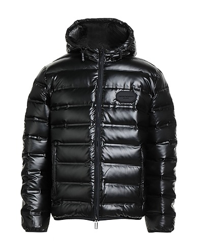 EMPORIO ARMANI Shell jacket Black 100% Polyester, Polyurethane
