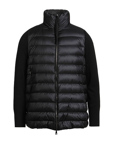 MONCLER Shell  jacket Black 100% Polyamide, Virgin Wool