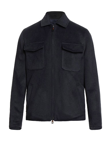 KIRED Jacket Midnight blue 52% Polyester, 44% Acrylic, 4% Wool