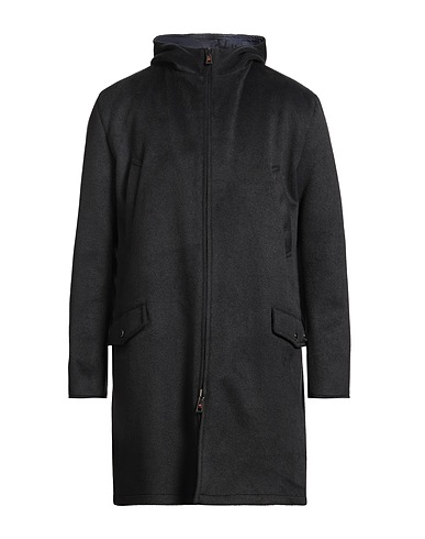 KIRED Cappotto Blu notte 52% Poliestere, 44% Acrilico, 4% Lana