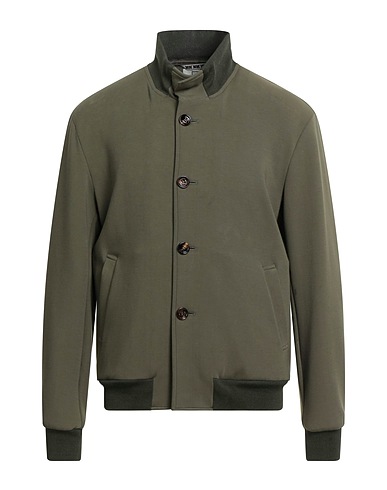KIRED Jacket Military green 49% Polyamide, 38% Cotton, 13% Elastane