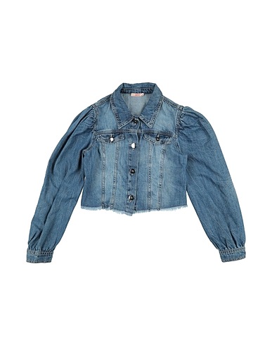 LIU •JO Denim jacket Blue 100% Cotton