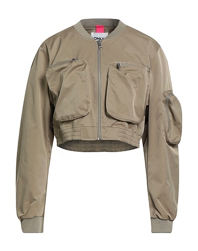 ONLY Bomberjacke Khaki 100% Polyester