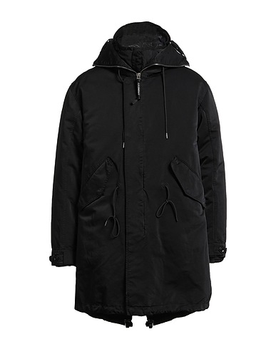 C.P. COMPANY Full-length jacket Black 66% Polyester, 34% Polyamide