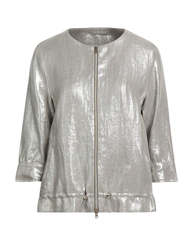 HERNO Jacket Silver 100% Linen