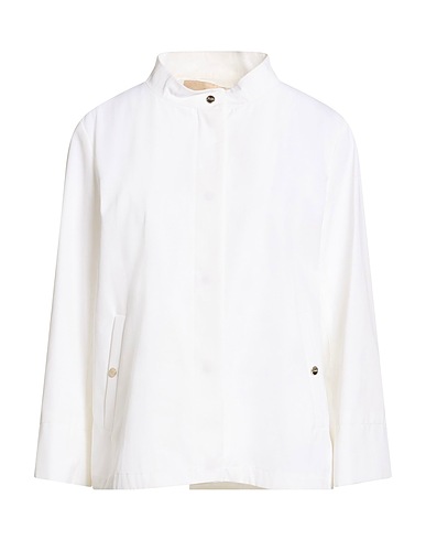 HERNO Jacket White 54% Polyester, 46% Cotton