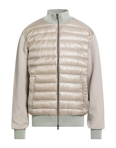 HERNO Shell  jacket Beige 56% Polyester, 43% Cotton, 1% Elastane, Polyamide