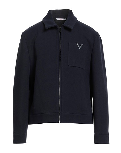 VALENTINO GARAVANI Jacket Midnight blue 100% Virgin Wool