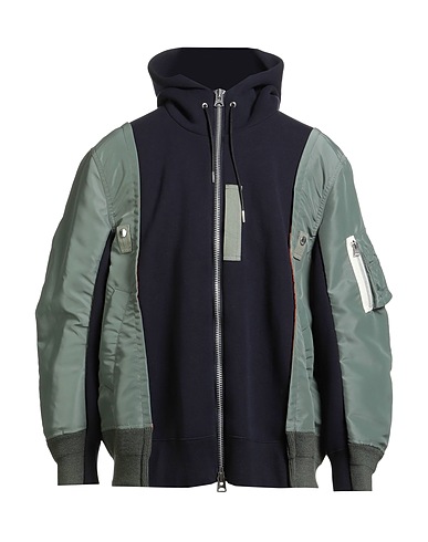SACAI Jacket Midnight blue 62% Cotton, 38% Polyester