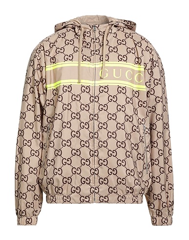 GUCCI Jacket Sand 100% Polyester, Polyamide, Elastane