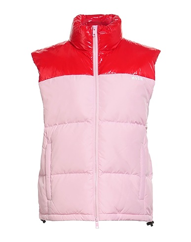 MSGM Vest Pink 100% Polyester, Polyamide