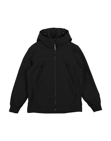 C.P. COMPANY UNDERSIXTEEN Blouson Noir 93% Polyester, 7% Élasthanne