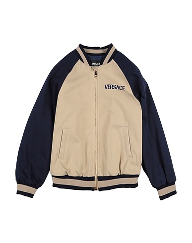 VERSACE YOUNG Jacket Sand 100% Cotton