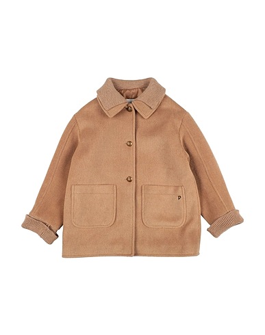 DONDUP Coat KIDS Camel 100% Polyester
