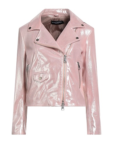 STREET LEATHERS Biker jacket Pink 100% Leather