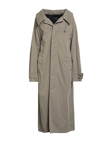 BALENCIAGA Full-length jacket Sage green 100% Cotton