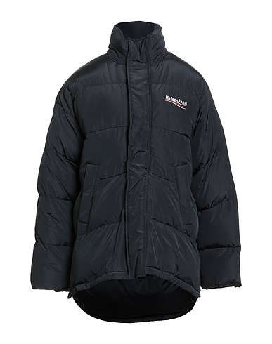 BALENCIAGA Shell jacket Black 53% Polyester, 47% Viscose, Polyurethane