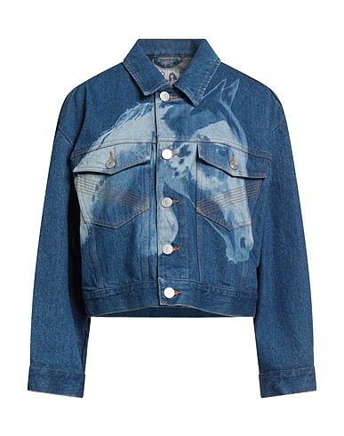 REIMAGINE PINKO x PATRICK MCDOWELL Denim jacket Blue 100% Cotton