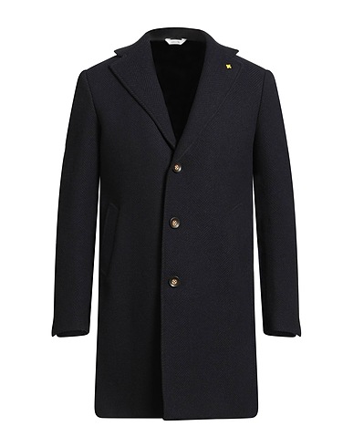 ALESSANDRO GILLES Coat Navy 60% Wool, 35% Polyester, 5% Polyamide
