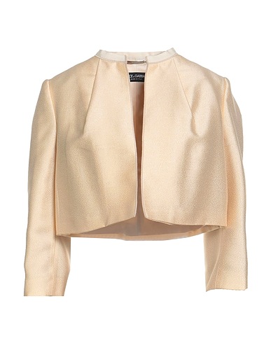DOLCE&GABBANA Jacket Beige 63% Acetate, 27% Cotton, 10% Nylon