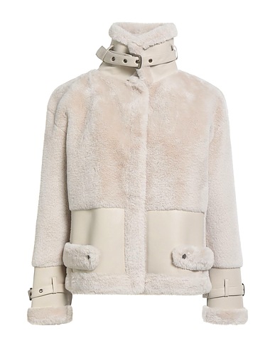 TWINSET Kunstpelz Beige 100% Polyester