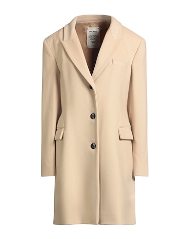 ANNIE PARIS Coat Ivory 70% Virgin Wool, 20% Polyamide, 10% Cashmere
