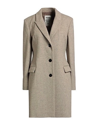 ANNIE PARIS Coat Taupe 70% Virgin Wool, 20% Polyamide, 10% Cashmere