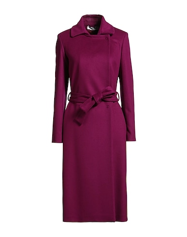 ANNIE PARIS Coat Mauve 70% Virgin Wool, 20% Polyamide, 10% Cashmere