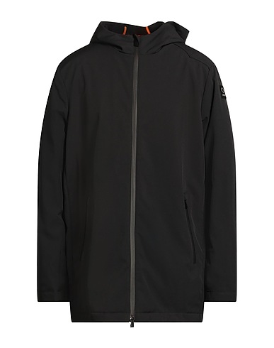 SUNS BOARDS Shell  jacket Black 95% Polyester, 5% Elastane