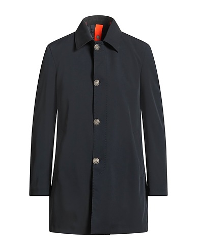 BHARNABA Coat Midnight blue 96% Polyester, 4% Elastane
